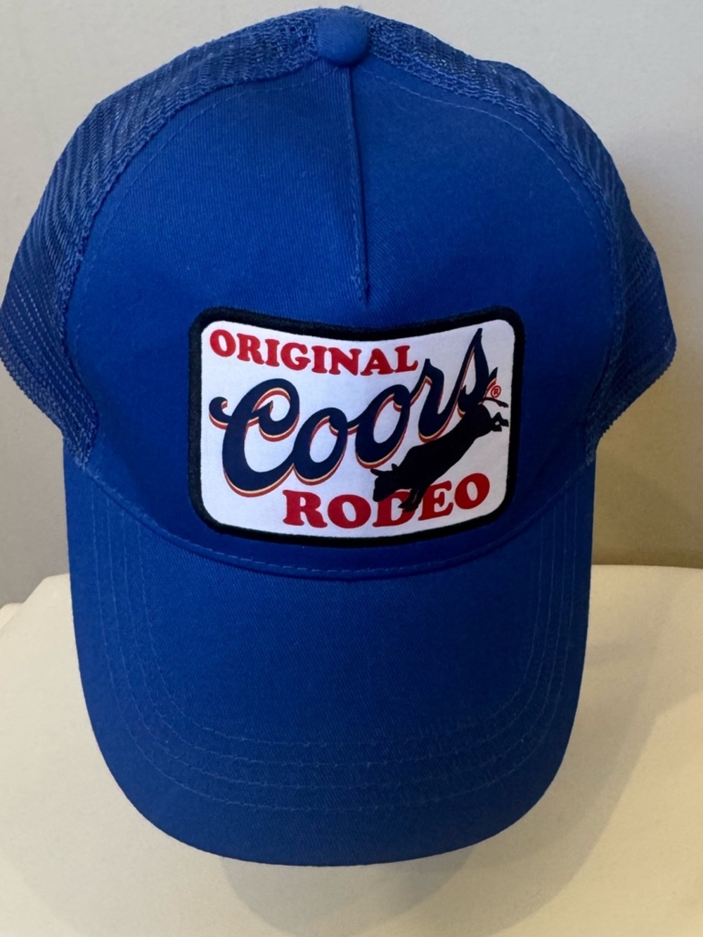 Original Coors Rodeo Blue Trucker Hat